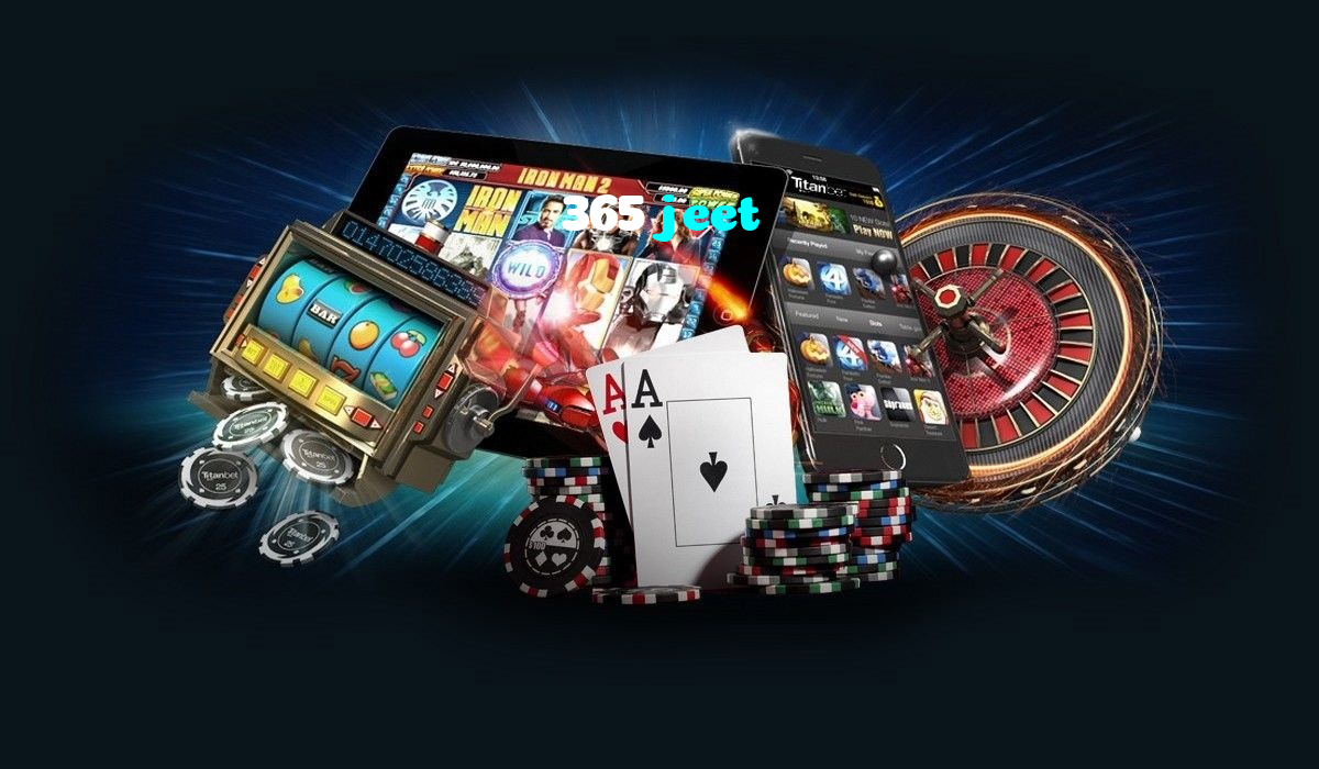 365 jeet casino presented on mobile device in Pakistan with slots and live games